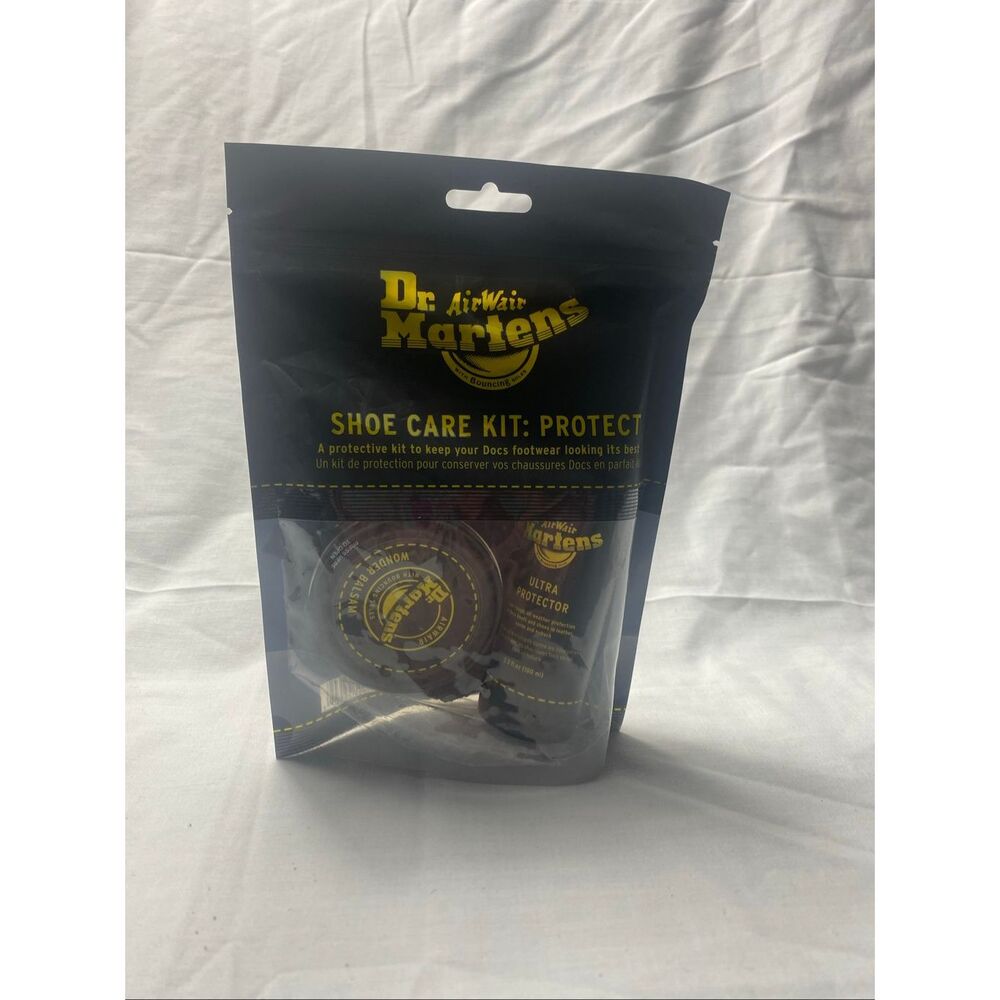 Dr Martens Protect Care Kit Shoe Care Leather Black Unisex OS Clean Classic NIP